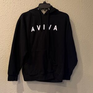 Aviva Men's Black Hoodie